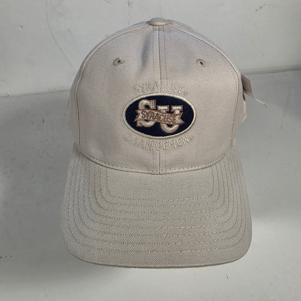 American Needle Syracuse Orangemen Hat Adjustable Strapback NWT Collegiate Vtg